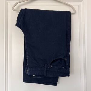 Madewell Dark Denim Barrel Leg Jeans
